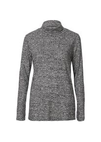 In Linea, Damen Rollkragenshirt, Schwarz