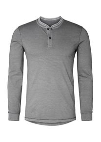 Marc O'Polo Marc O'Polo, Herren Longsleeve, Schwarz / Weiß