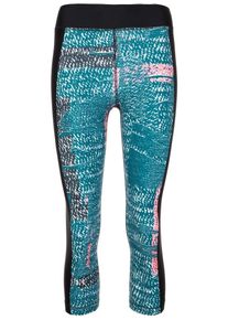 Under Armour, Damen Trainingstight, Türkis / Orange / Schwarz