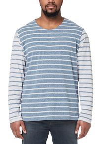 s.Oliver RED LABEL, Herren Streifenshirt, Himmelblau / Hellblau