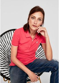 s.Oliver RED LABEL, Damen Poloshirt, Hellrot