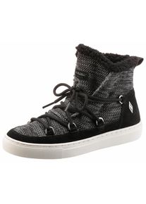 Skechers, Damen Winterboots, Schwarzmeliert