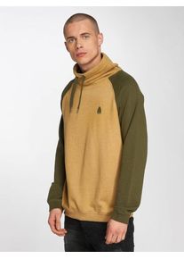 Just Rhyse, Herren Pullover 'Hydaburg', Senf / Oliv