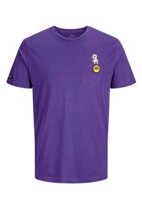 Jack & Jones JACK & JONES, Herren T-Shirt, Dunkellila