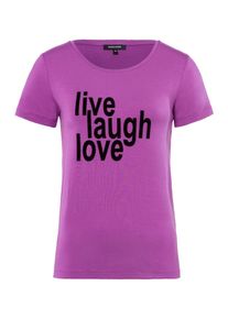 More & More MORE & MORE, Damen T-Shirt, Lila / Schwarz
