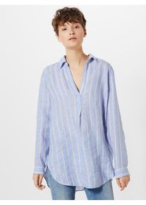 GAP, Damen Tunika 'BF TUNIC LINEN', Hellblau / Wei&szlig;