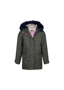 WE Fashion, Mädchen Mantel 'Liloe', Dunkelblau / Tanne