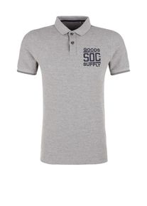 s.Oliver RED LABEL, Herren Poloshirt, Graumeliert