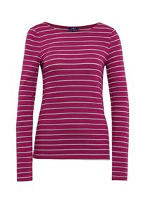 Tom Tailor, Damen Shirt, Lila / Weiß