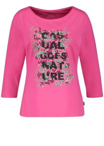 Gerry Weber, Damen T-Shirt, Pastellgr&uuml;n / Pink / Schwarz