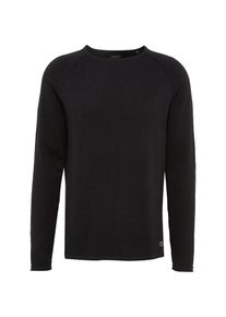 Jack & Jones JACK & JONES, Herren Pullover 'JJEUNION KNIT CREW NECK', Schwarz