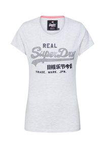 Superdry, Damen T-Shirt, Blau / Wei&szlig;meliert