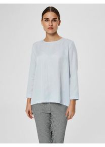 Selected Femme, Damen Bluse, Hellblau