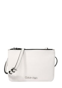 Calvin Klein, Damen Umh&auml;ngetasche 'CK MUST EW CROSSBODY WH', Wei&szlig;