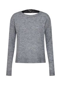 V&eacute;ro Moda VERO MODA, Damen Pullover 'VMRANA LS V BACK BLOUSE BF', Grau