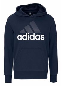 adidas Performance, Herren Kapuzensweatshirt 'ESS LIN P/O FT', Marine / Dunkelgrau / Weiß