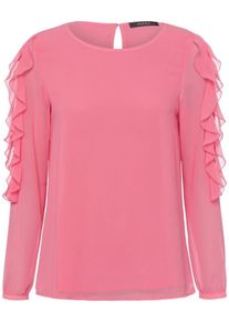 Esprit Collection, Damen Chiffonbluse, Rosa