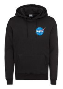 Mister Tee, Herren Sweatshirt 'NASA Small Insignia Hoody', Schwarz