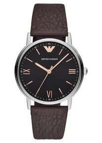 Emporio Armani, Herren Uhr 'AR11153', Dunkelbraun / Grau / Schwarz