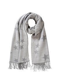 Esprit, Damen Schal, Grau / Weiß