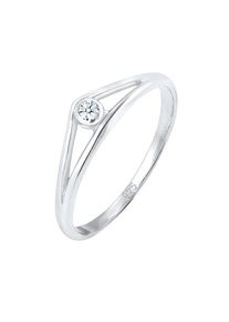 Diamore, Damen Ring 'Geo', Silber