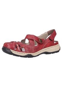Rieker, Damen Ballerinas, Pastellrot