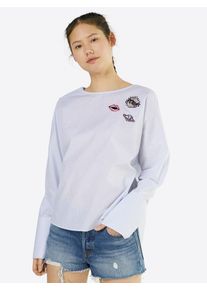 Risy&Jerfs RISY&JERFS, Damen Bluse 'Boston', Blau / Wei&szlig;