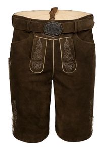 Spieth & Wensky SPIETH & WENSKY, Herren Lederhose FC Bayern 'Zurro', Braun