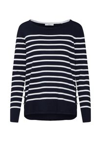 EDC by Esprit, Damen Pullover, Navy / Weiß
