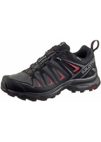 Salomon, Damen Multifunktionsschuhe 'X ULTRA 3 GTX', Anthrazit / Rot