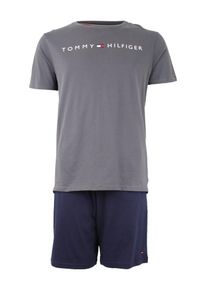 Tommy Hilfiger Underwear, Herren Schlafanzug, Navy / Grau