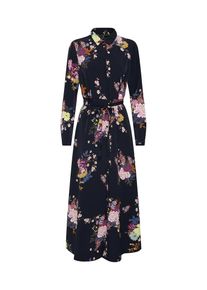 Véro Moda VERO MODA, Damen Kleid 'VMMIKKA L/S SHIRT ANKLE DRESS', Navy