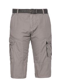 s.Oliver RED LABEL, Herren Cargo-Bermuda, Rauchgrau