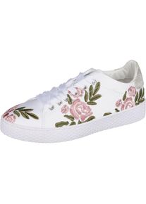 Bugatti, Damen Sneakers Low, Gr&uuml;n / Ros&eacute; / Wei&szlig;
