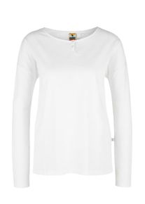Q/S Designed By, Damen Longsleeve, Weiß
