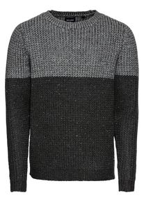 Only & Sons Only & Sons, Herren Pullover, Anthrazit / Graumeliert