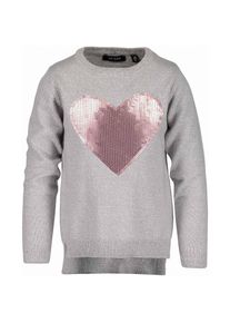 Blue Seven, M&auml;dchen Pullover, Grau / Altrosa