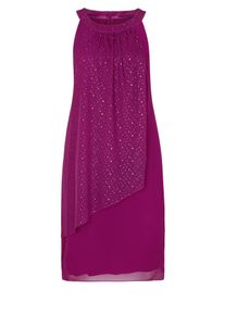 s.Oliver BLACK LABEL, Damen Chiffonkleid, Pink