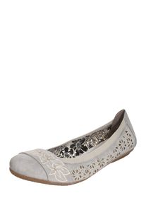 Rieker, Damen Ballerinas, Beige / Grau