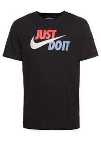 Nike Sportswear, Herren T-Shirt, Blau / Rot / Schwarz