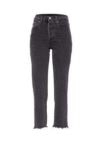 Levi's LEVI'S, Damen Jeans 'Wedgie Straight', Black Denim