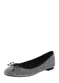 Only, Damen Ballerina 'BEE SHIMMER BALLERINA', Silber