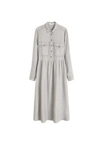 Mango, Damen Kleid 'Farmer', Grau
