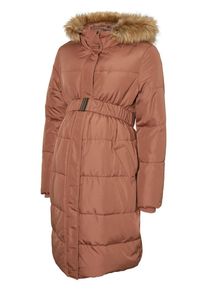 MAMALICIOUS, Damen Umstandsjacke, Hellbeige / Rostbraun