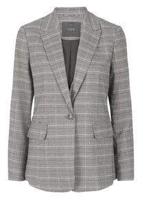 Y.A.S, Damen Blazer, Graumeliert / Hellpink