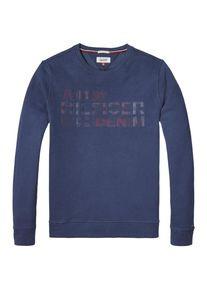 Tommy Jeans, Herren Sweatshirt 'THDM EMB CN HKNIT L/S 36', Navy