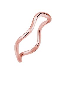 Elli, Damen Ring 'Wellen', Rosegold