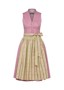 Country Line, Damen Dirndl, Zitronengelb / Rosa