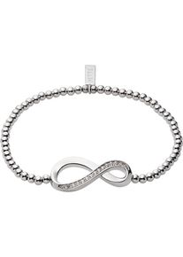 JETTE, Damen Armband 'Endless Love', Silber