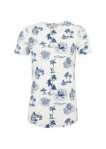 Jack & Jones JACK & JONES, Herren T-Shirt 'JORMIRAGE TEE SS CREW NECK', Blau / Wei&szlig;